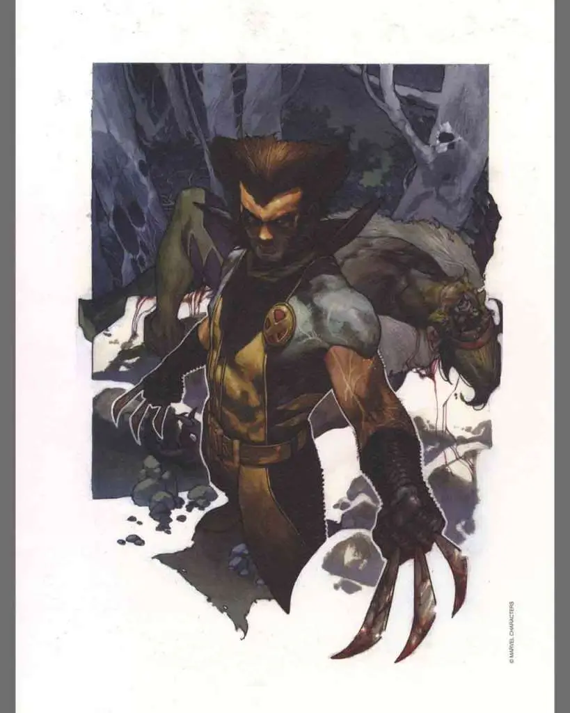 WOLVERINE - Simone Bianchi Wolverine Sabretooth Limited Edition Lytho - Figurine